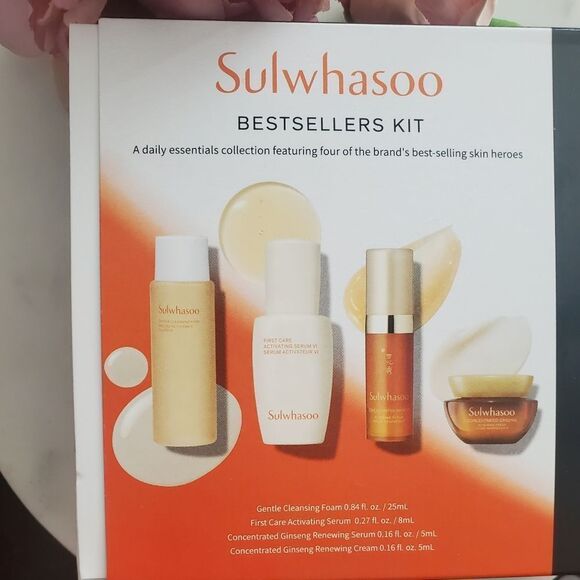 Sulwhasoo Cleansing Oil, Cleansing Foam, Serum & Face Cream Set - Picture 7 of 11